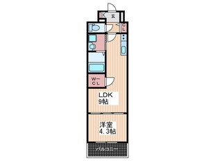 ヴィラ博丈比治山の物件間取画像